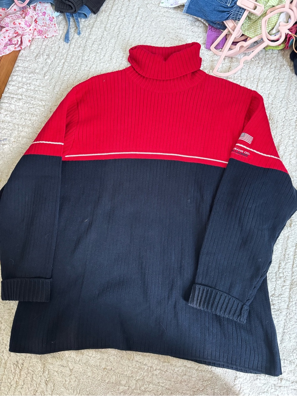 Ralph Lauren Polo Jeans Co. y2k 90s vintage knit Sweater - Picture 3 of 8